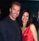 Arnold Schwartzenegger & Wendy Crewson at The Sixth Day Premier 